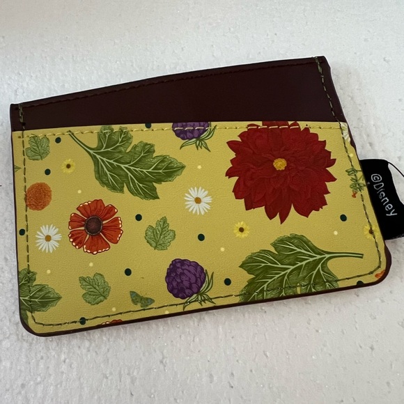 Disney x Loungefly Bambi Portrait Floral Cardholder NWT Deer Card ID Holder - Picture 5 of 7